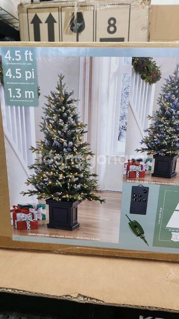 크리스마스 트리 4.5피트 LED 조명--2