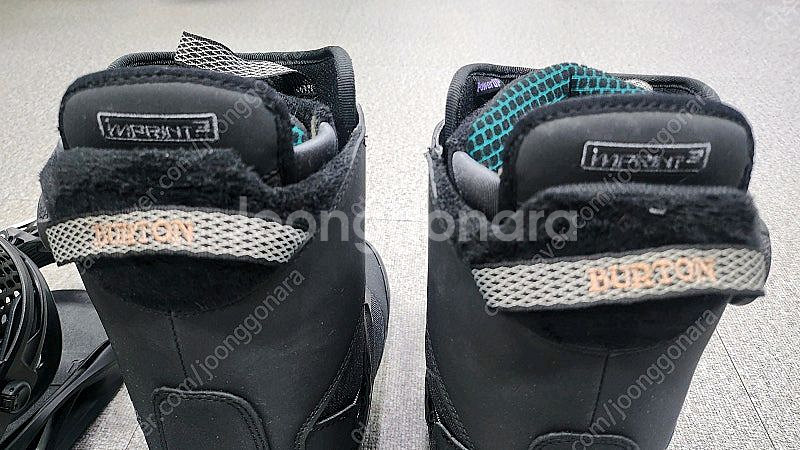 라이드보드+버튼 바인딩+버튼부츠 세츠 판매(1회사용-새제품과 같음)--2