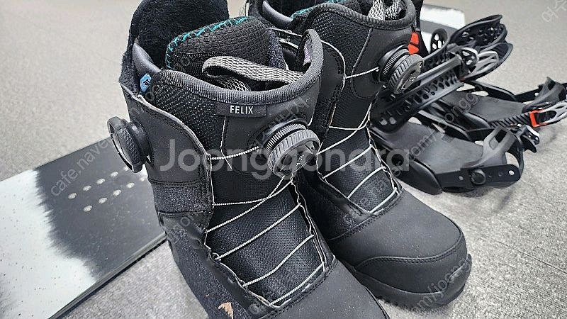 라이드보드+버튼 바인딩+버튼부츠 세츠 판매(1회사용-새제품과 같음)--5