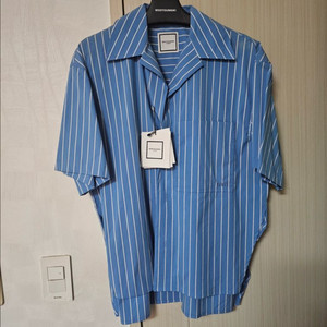 23ss 우영미 하와이안 스트라이프 셔츠 46 사이즈