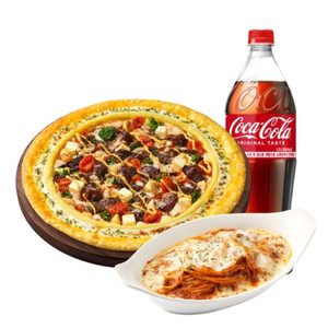 [포장] 피자헛 립스테이크 리치골드 L 리치치즈파스타