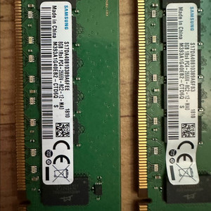 삼성 서버용 DDR4-2666 8GB 두장
