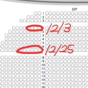 크리스마스 홍광호 물랑루즈 / 1층 7열 2연석 / 12/25 저녁