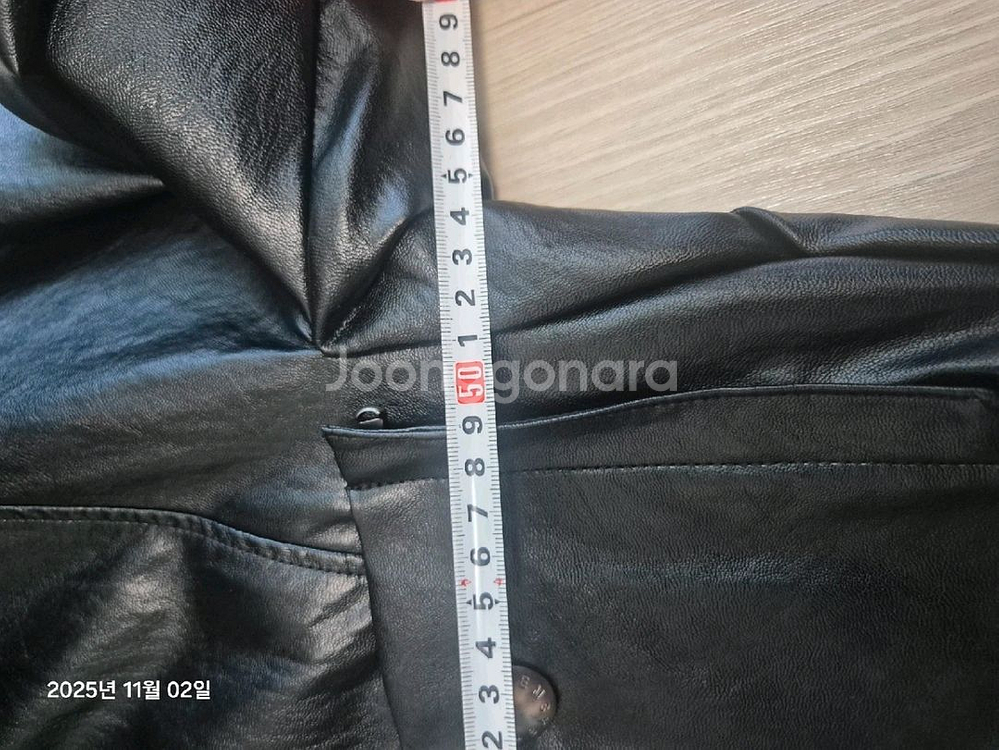 시스템 가죽자켓 여성--6