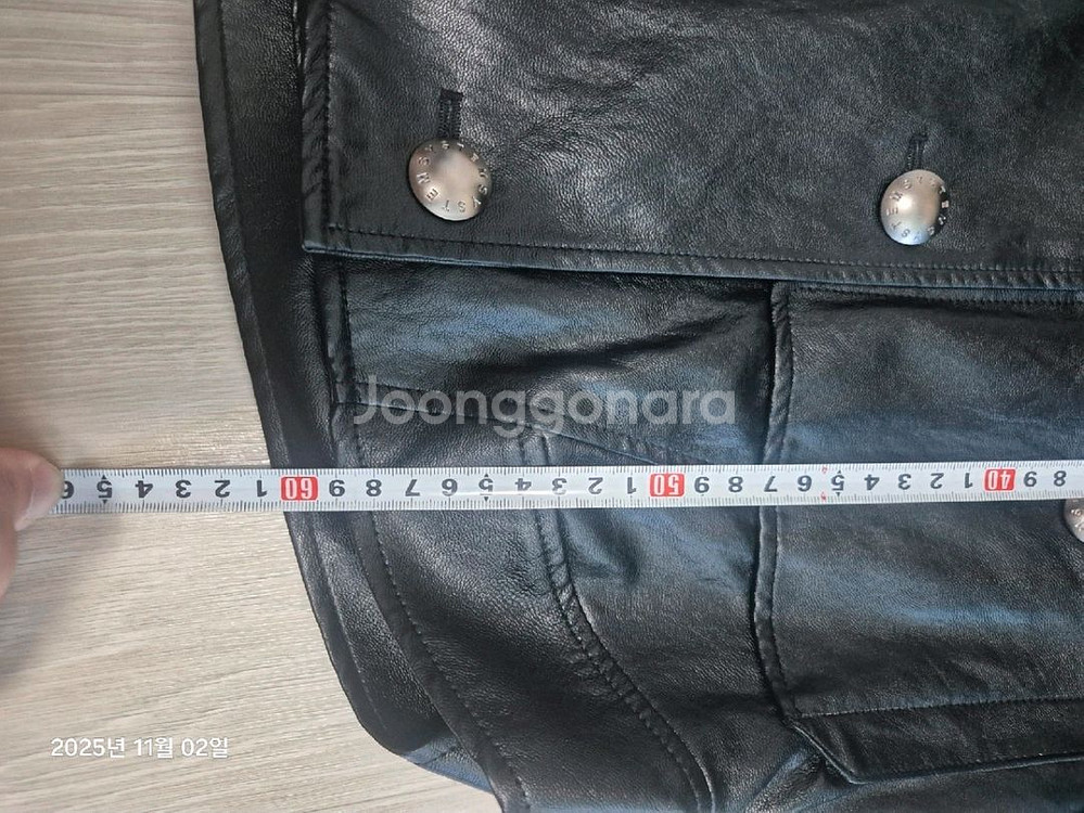 시스템 가죽자켓 여성--7