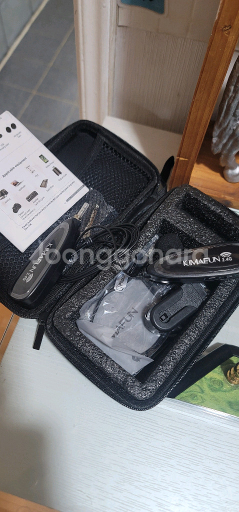 KIMAFUN G130 무선 마이크 새상품 입니다- 2.4GHz 무선 기술이 적용되어 있습니다- 송신기와 수신기가--1