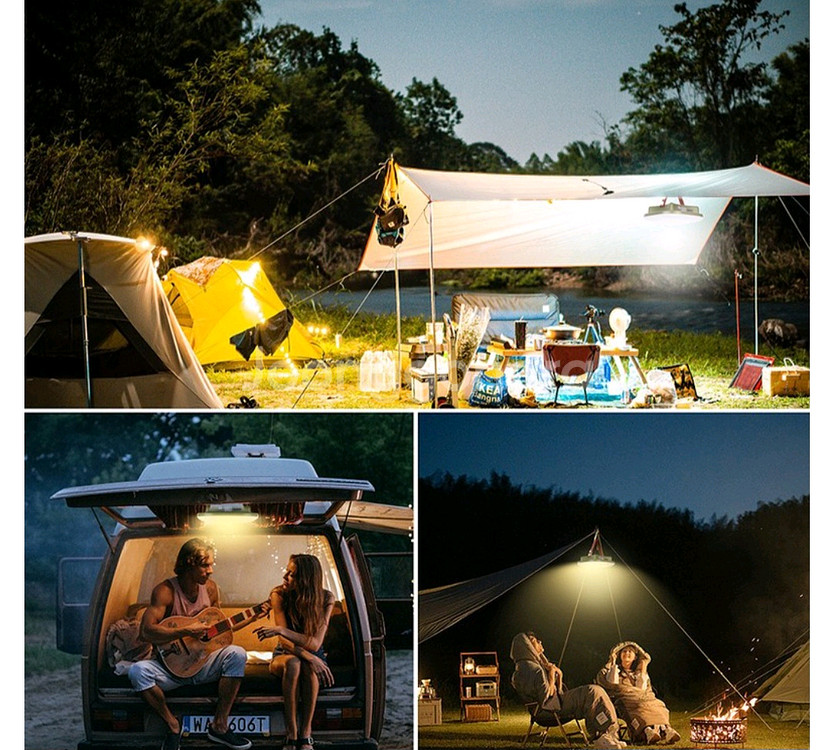 충전식 보름달 캠핑 라이트(15600mha/80w)-새상품--8