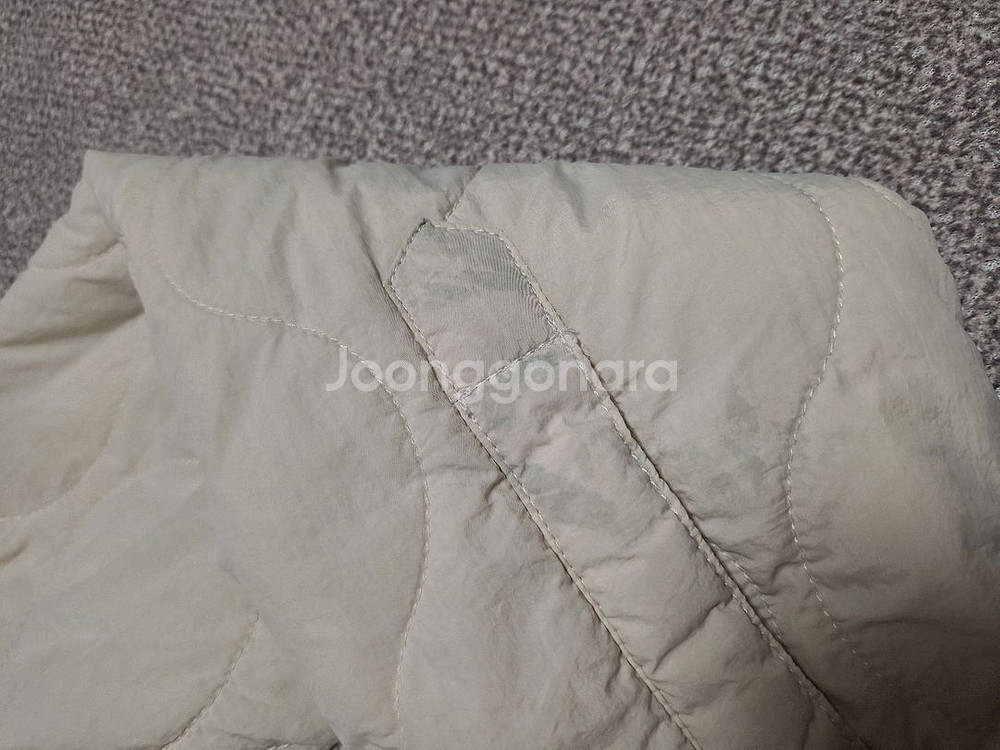 후아유 크롭 퀼팅 경량 자켓 M--7