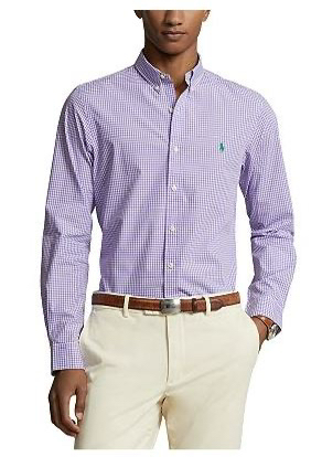 폴로 랄프로렌 체크 셔츠--0