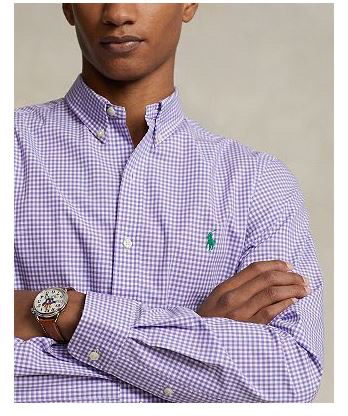 폴로 랄프로렌 체크 셔츠--1