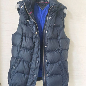 타미힐피거 패딩조끼 네이비 M