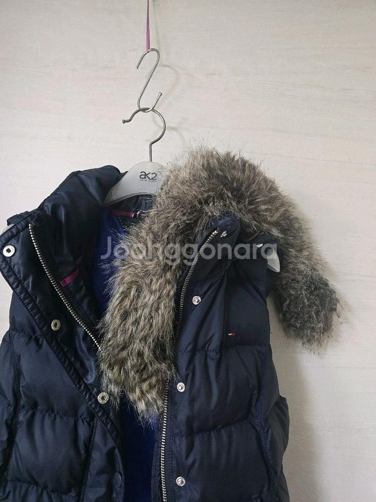 타미힐피거 패딩조끼 네이비 M--3