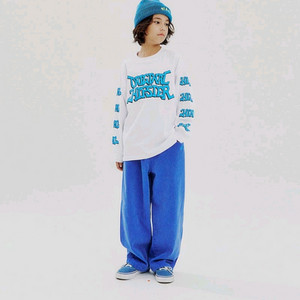 히로 루즈핏 컬러진 블루 160