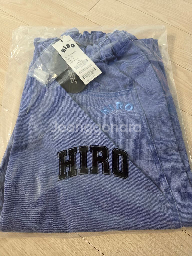 히로 루즈핏 컬러진 블루 160--2