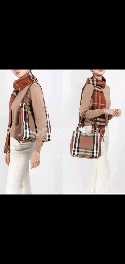 버버리 하우스체크 숄더백 토트백 새상품급 정품(감정O)구찌프라다루이비통디올고야드샤넬셀린느보테가생로랑--3