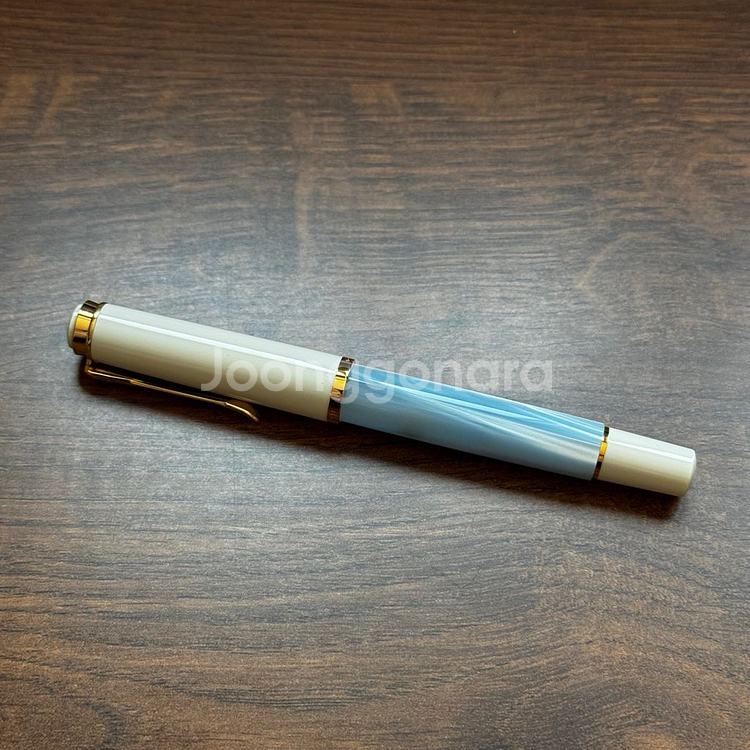 펠리칸 M200 파스텔블루 EF 개봉 잉크 미주입 미사용품--1