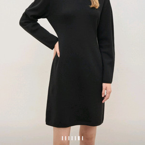 더캐시미어 울 블렌드 홀가먼트니트드레스 랑방 타임 마인