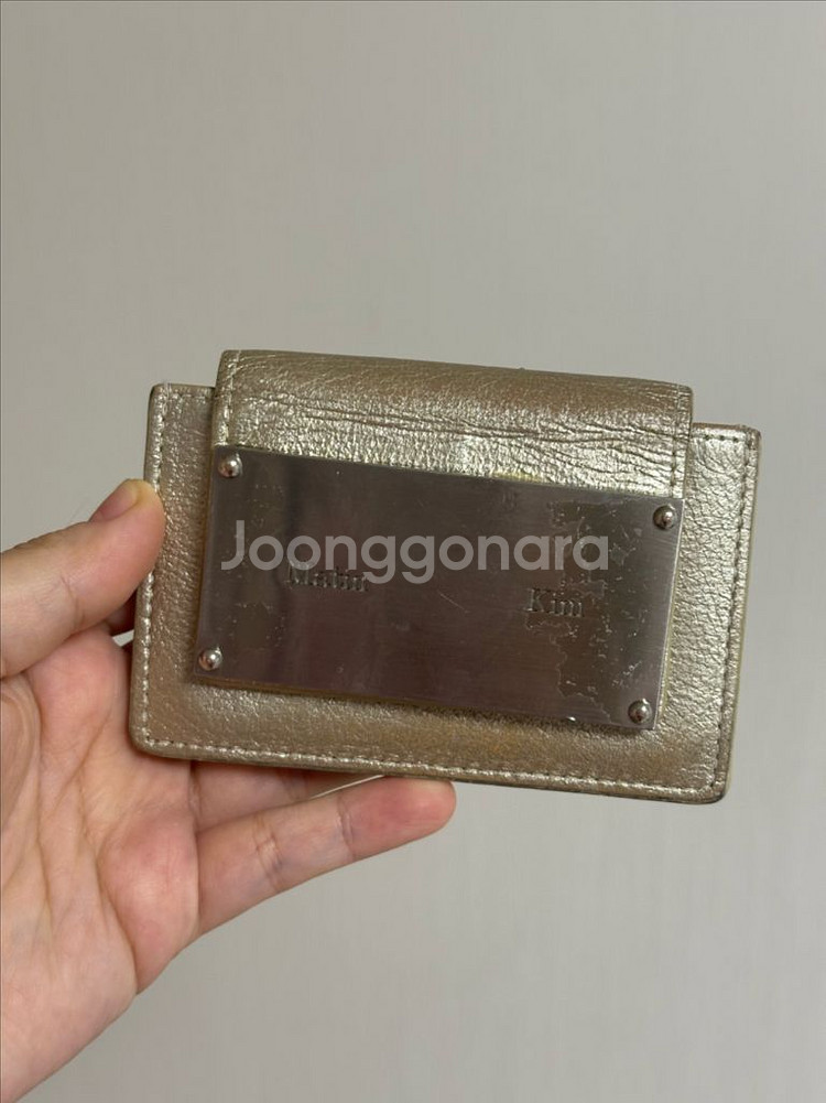 마뗑킴 아코디언 카드지갑 실버 MK2400WL001MS--0