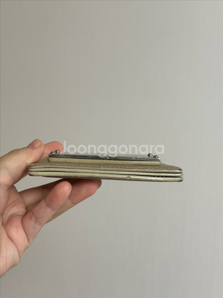 마뗑킴 아코디언 카드지갑 실버 MK2400WL001MS--2