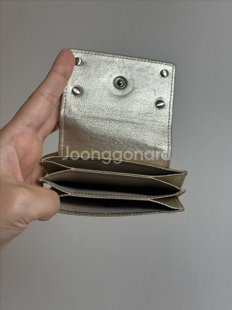 마뗑킴 아코디언 카드지갑 실버 MK2400WL001MS--5