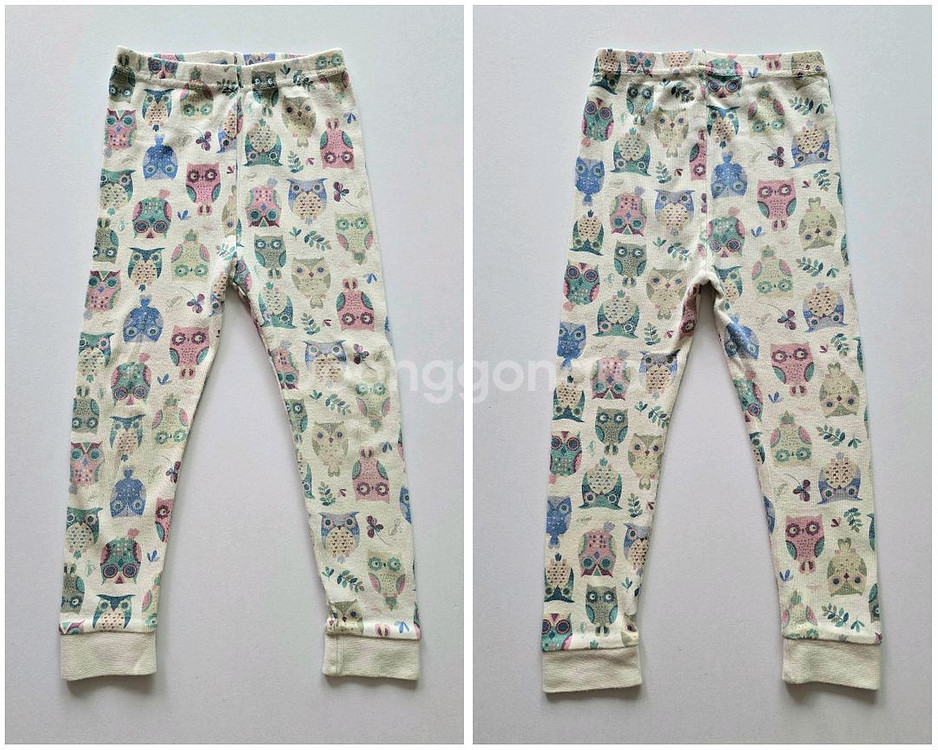 마밤오가닉 유아동 보온수면조끼 긴팔실내복 상하세트 100사이즈 잠옷 6종 일괄--2