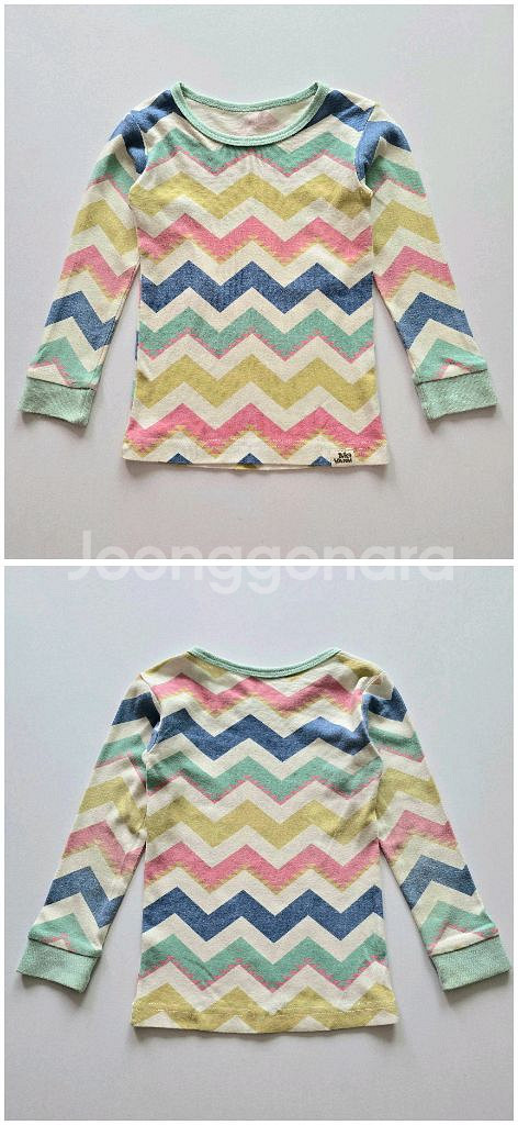 마밤오가닉 유아동 보온수면조끼 긴팔실내복 상하세트 100사이즈 잠옷 6종 일괄--5