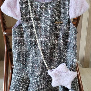 프렌치캣 트위드 원피스 120(택포18000원)