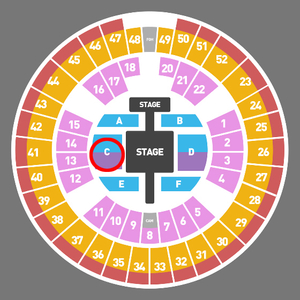 god 콘서트 - 서울 5(금) 스탠딩 C구역 200번대 1장, 2장