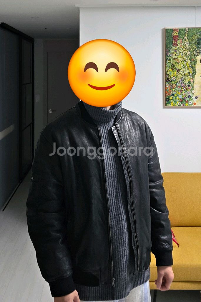 시리즈 MA-1 가죽점퍼 105--9