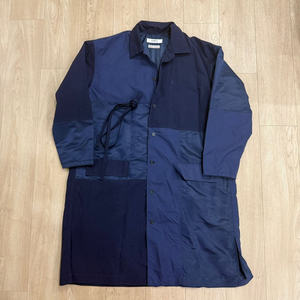 FDMTL 패치워크 코트 나일론 믹스 펀드멘탈 롱코트 일본