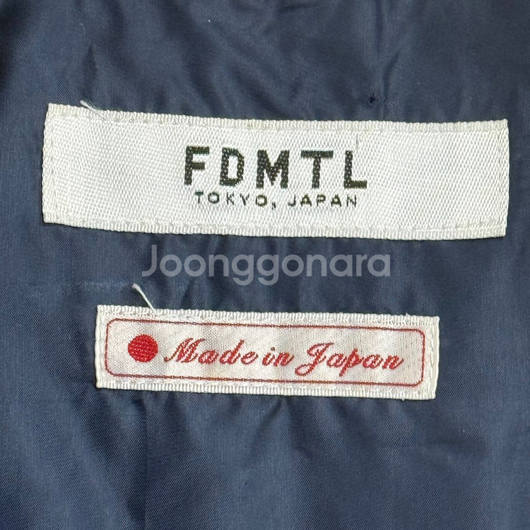 FDMTL 패치워크 코트 나일론 믹스 펀드멘탈 롱코트 일본--3