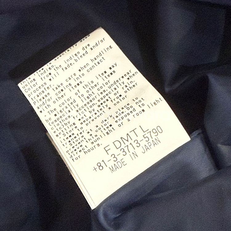 FDMTL 패치워크 코트 나일론 믹스 펀드멘탈 롱코트 일본--5