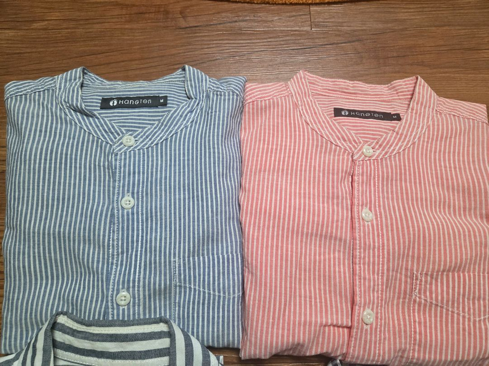 남자 긴팔 남방 셔츠 95 M 5벌--1