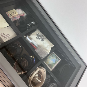 블랙 4단 서랍장