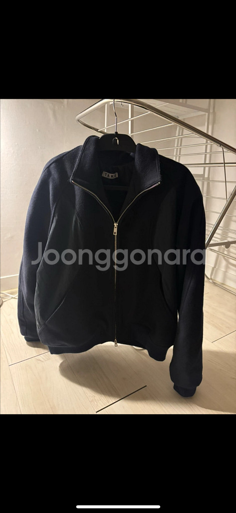 TAKE 블랙 봄버 자켓--0