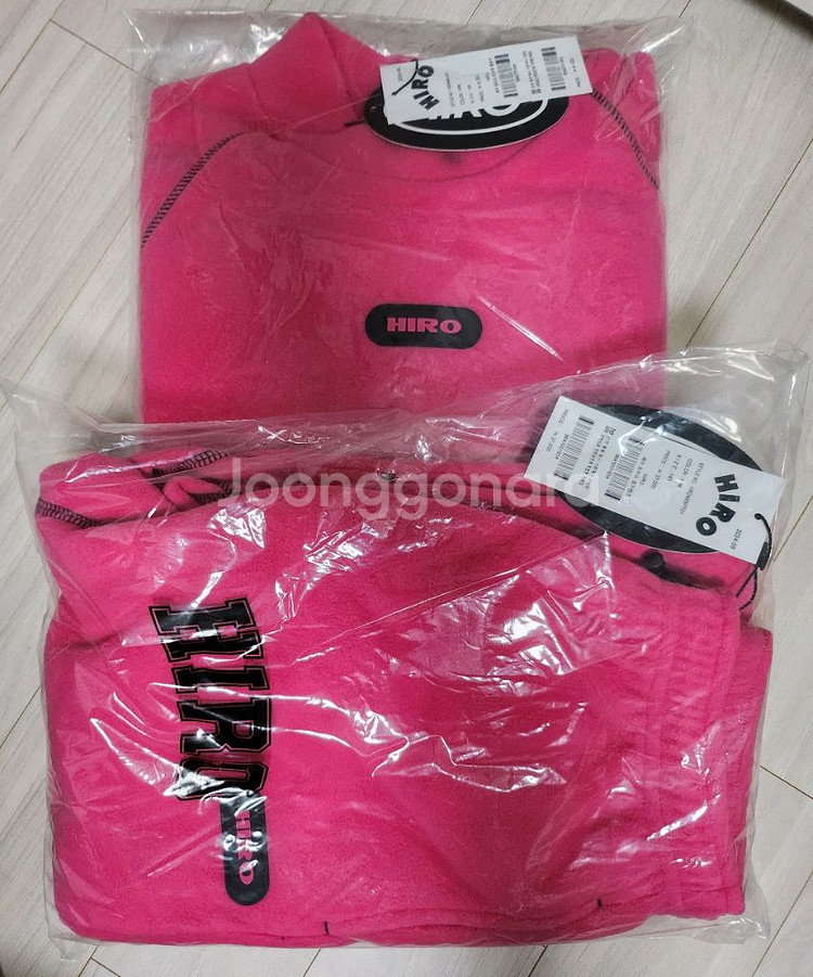 히로 에어프리스 모크넥 조거 세트 140--0