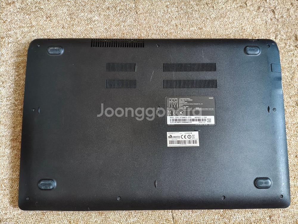 삼성 6세대 15인치, i7 6500u, 8/120--2