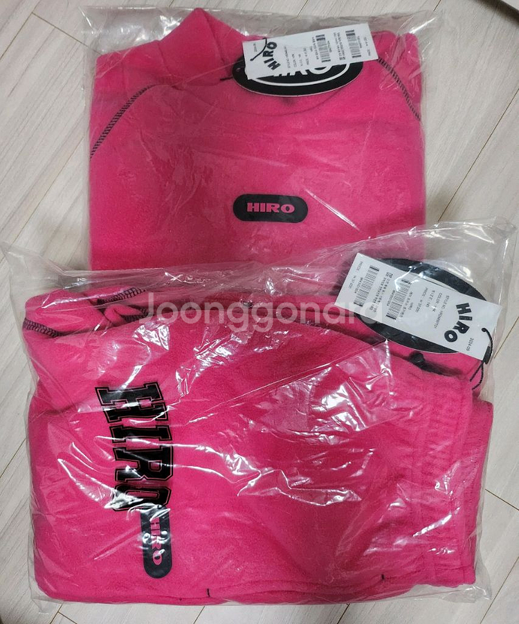 히로 에어프리스 모크넥 조거 세트 140--4