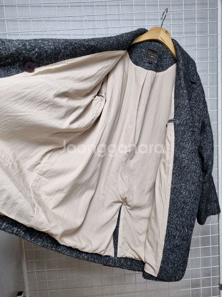 써스데이아일랜드 오버핏 모직자켓--2