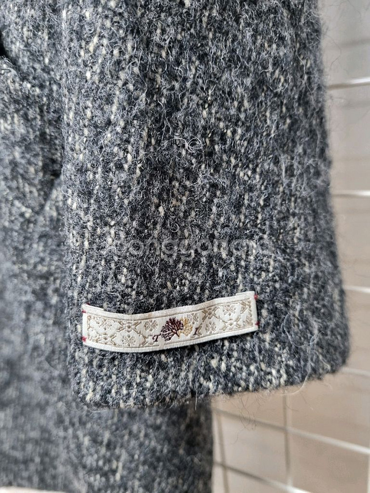 써스데이아일랜드 오버핏 모직자켓--4