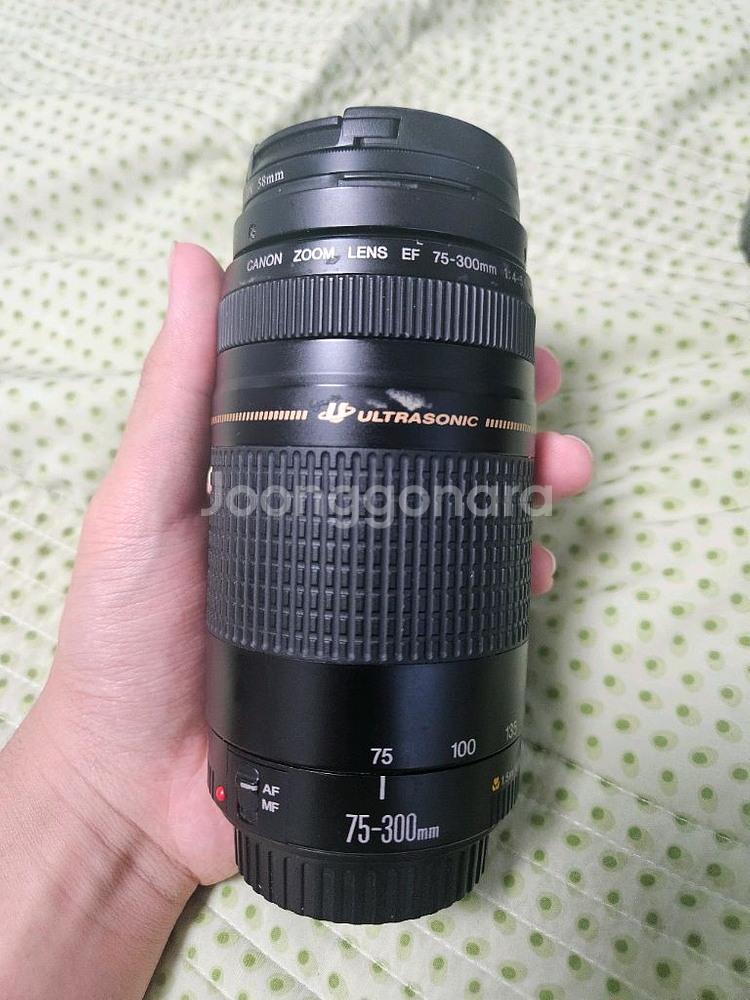 캐논 EF 75-300mm F4~5.6 망원렌즈--1
