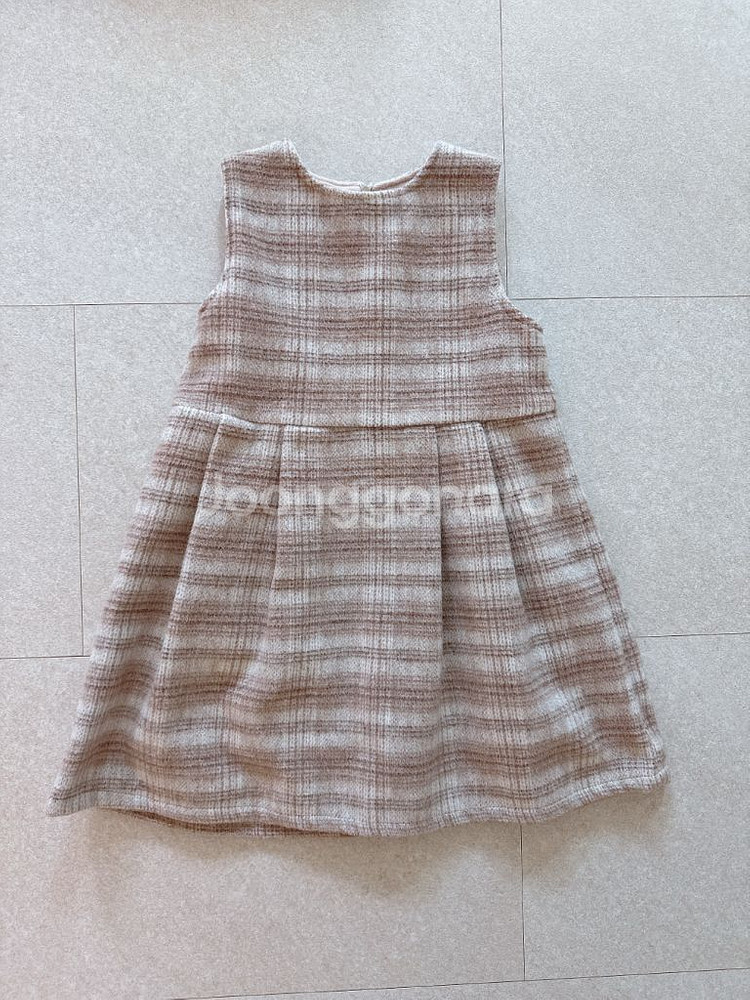 여아 120 모직 원피스 자켓 세트--1