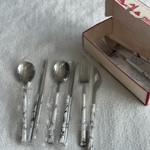 마블 스테인리스 식기 세트