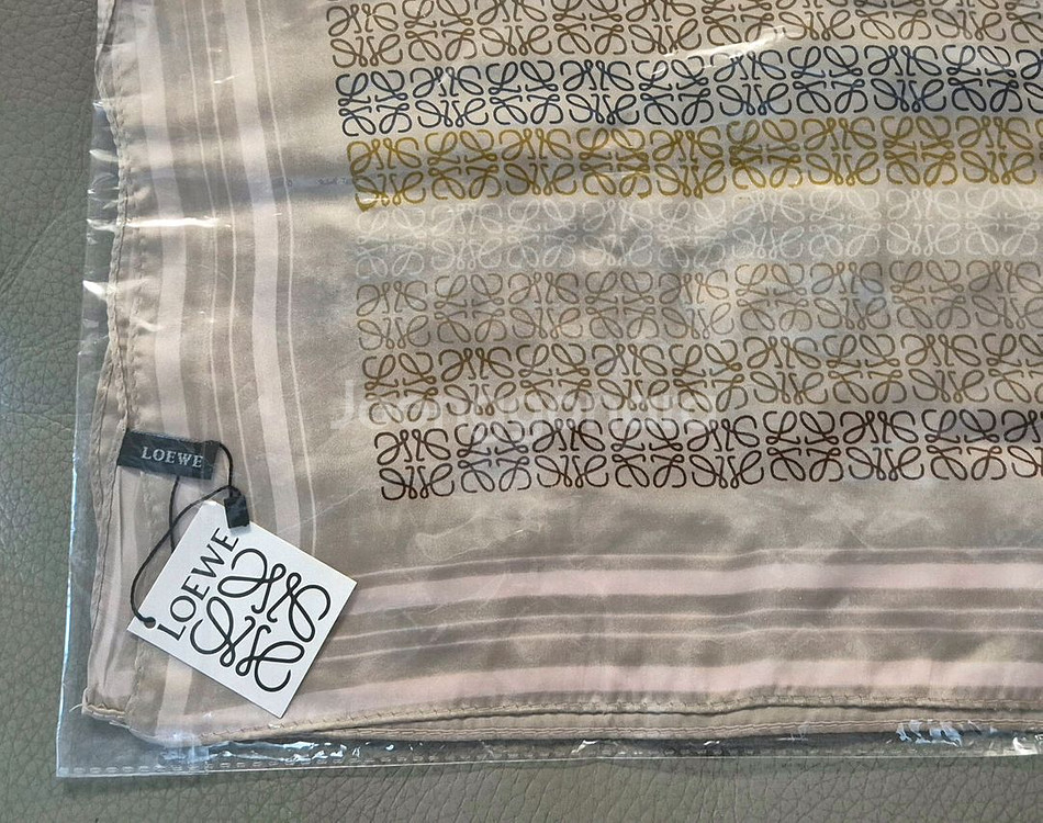 로에베 실크 스카프--0