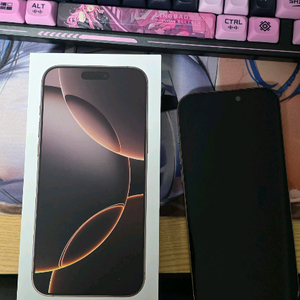 (s급)아이폰 16프로맥스 512기가 데져트티타늄 풀박스팝니다