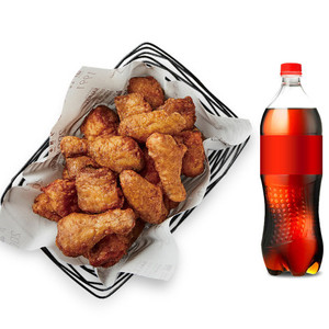 교촌치킨 - 간장한마리+콜라1.25L