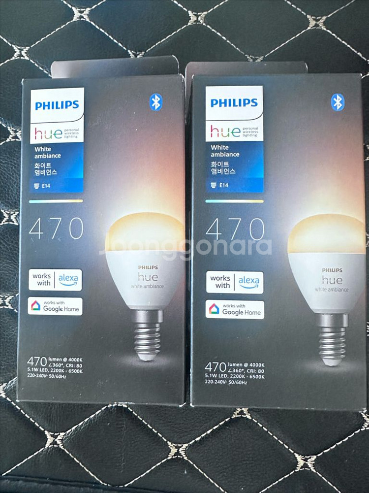 필립스 휴 E14 스마트 전구--0