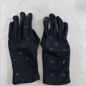 Rapha 검정색 물방울무늬 겨울 장갑