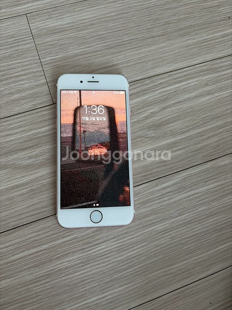 아이폰6s 로즈골드--0