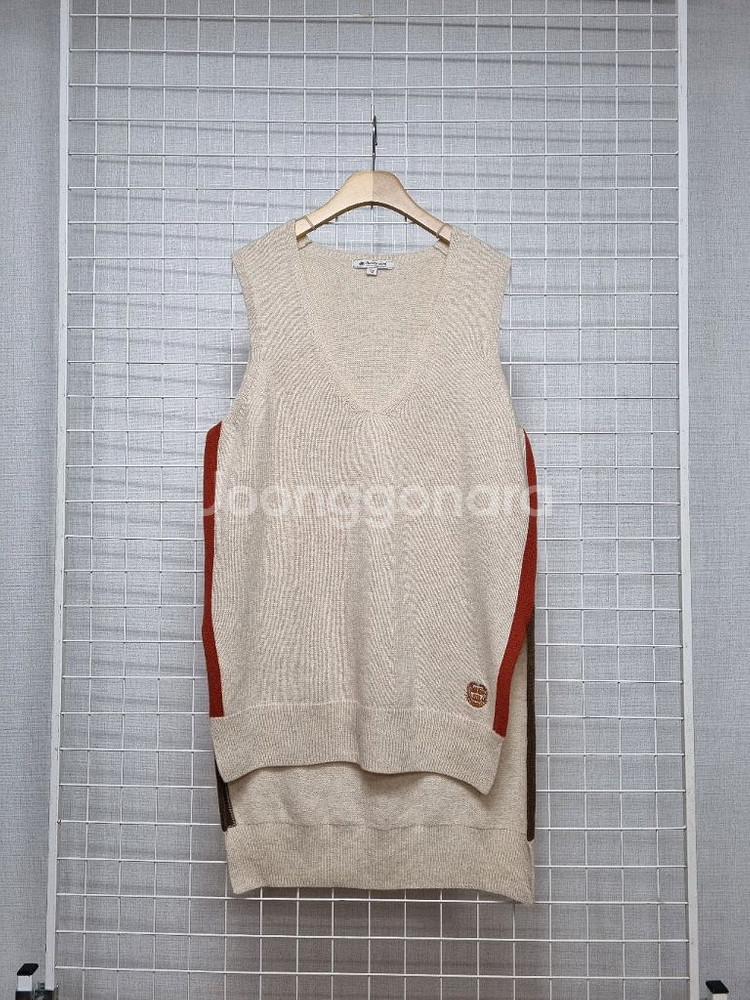 써스데이아일랜드 니트베스트 니트조끼 M--0